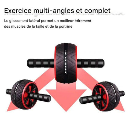 AbForce™ – Rouleau abdominal antidérapant pour abdos